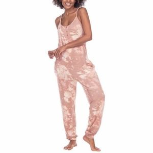 HONEYDEW intimates one piece sleep jumpsuit sepia tie dye